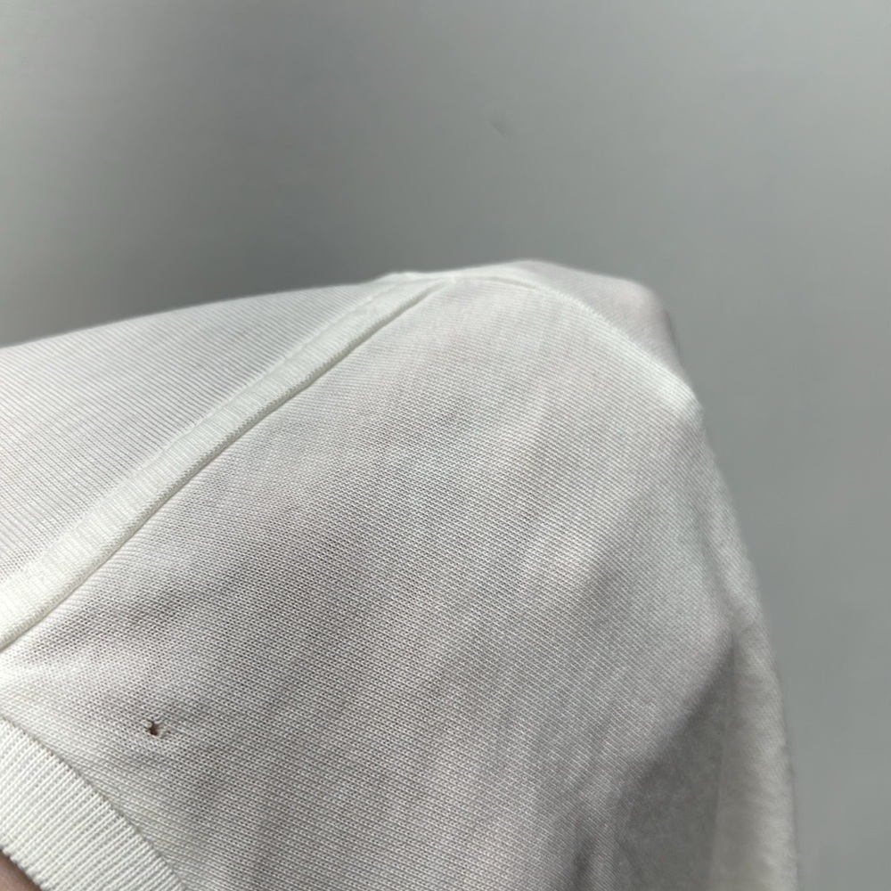 Apple T-Shirt Emoji Mind Blown Embrodried Apple Park Infinite Loop White Small - Picture 9 of 10